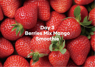 Day 3 Berries Mix Mango Smoothie