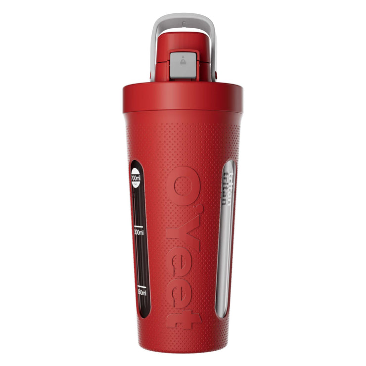 OYeet S2 Shaker Bottle - Coral Red