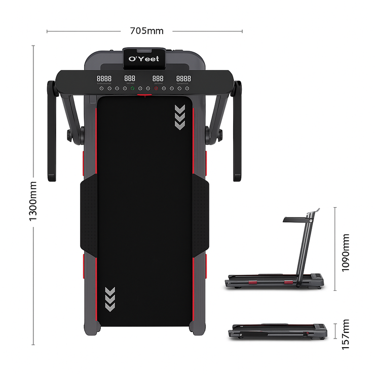 O'Yeet TM-YT104 Walking&Running Treadmill with incline -Christmas Gift for Him/Her
